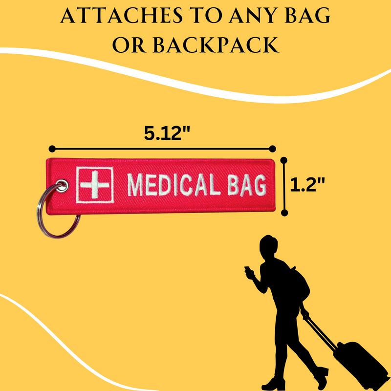 Medical Bag Tag/Medical Luggage Tag - O2TOTES