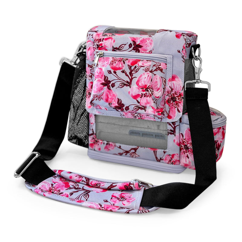 NEW! Carry Bag for Inogen One G5-Pockets for Inogen accessories/Floral - O2TOTES