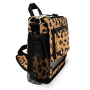 o2totes Inogen One G5/Inogen Rove 6 carry bag with pockets, leopard print design, mesh panels, pockets for accessories - O2TOTES