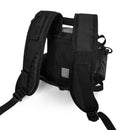 OxyGo Next Lightweight Backpack – Zippered Bottom (Fits Double Battery) – Black