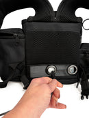 Oxygo Fit Ultra Lightweight backpack in blac