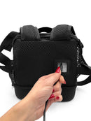 Rhythm P2 Backpack – Lightweight, Spacious Storage (Black & White)