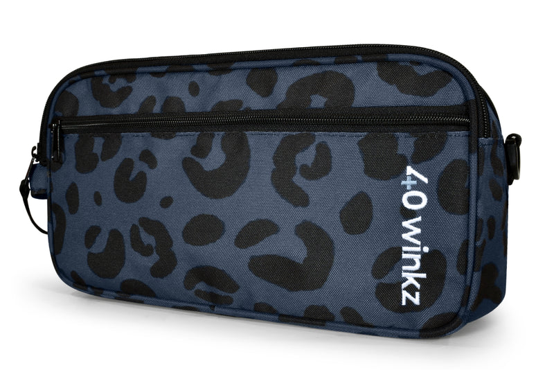 CPAP travel bag fit for ResMed Mini, Micro Travel Auto CPAP - Transcend, Z2 cpap machine in leopard print - O2TOTES