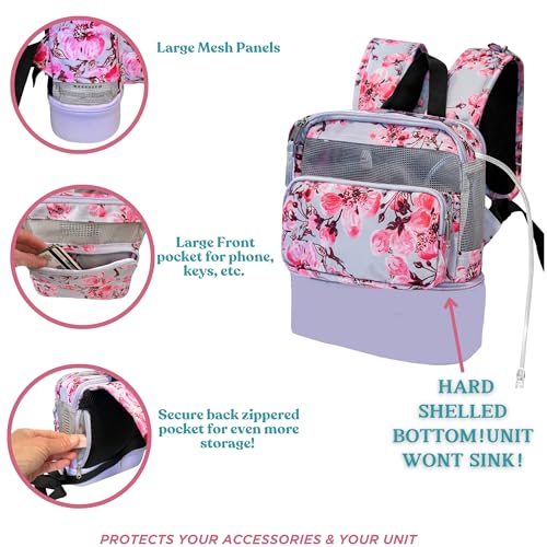 Arya Airtivo Lightweight Backpack w/Storage - Floral