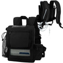 Inogen Rove 6 Ultra Lightweight Backpack with zippered bottom, mesh panels and pockets for Inogen Accessories in Black - O2TOTES