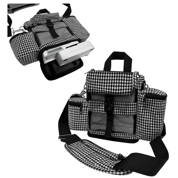o2totes Carry Bag for Inogen Rove 4 - Houndstooth