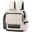 Premium UltraLightweight Backpack Fit For Inogen One G5 in off white suede
