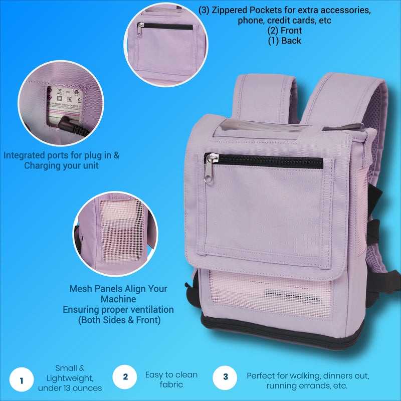 Inogen One G5 Backpack-Lightweight Design, Pockets For Storage - O2TOTES